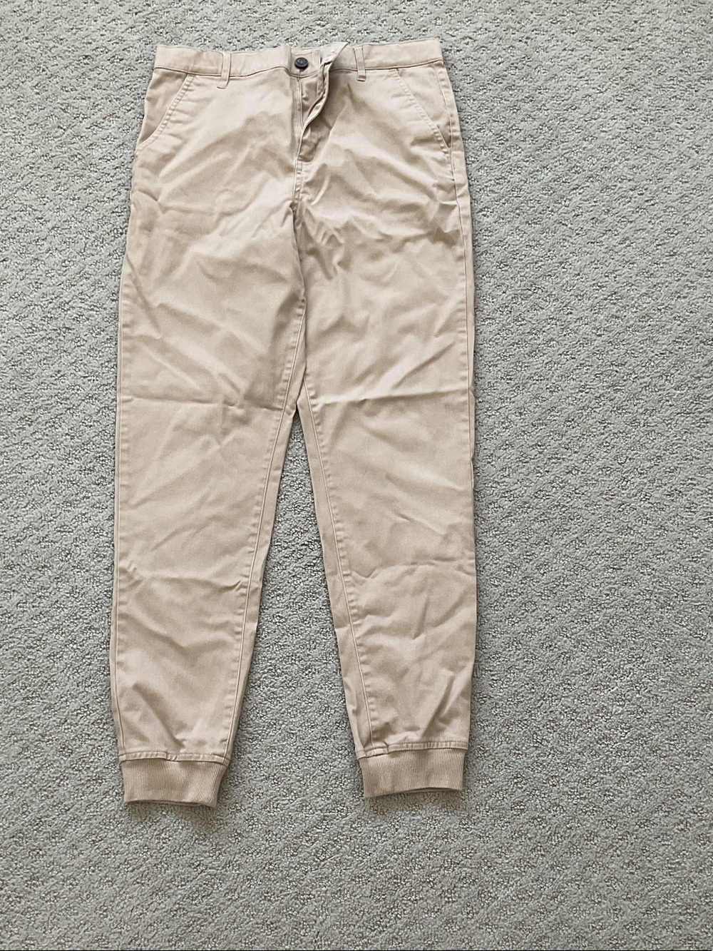 Janie and Jack Beige Jogger Pants 0518